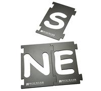Rockler Router Letter Template Set (4” H) - Comic Sans Font Router Template - Interlocking Sign Making Templates