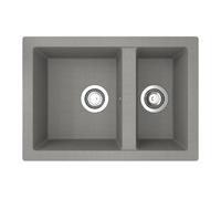 Rocklite Weston 1.5 Bowl Grey Composite Inset/undermount