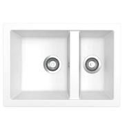 Rocklite Weston 1.5 Bowl White Composite Inset/undermount