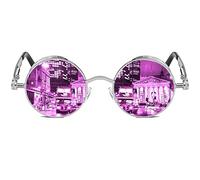 ROCKNIGHT Gothic Steampunk Round Polarized UV400 Protection Sunglasses Unisex