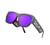 ROCKNIGHT Polarized HD Anti Reflective Trendy Mirrored Red Sunglasses