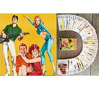 Rock'n'ROLL Movies Playing Cards (Poker Deck 54 Cards All Different) Vintage Retro Music Rock-n-Roll Movies Posters
