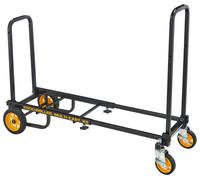 Rock-N-Roller R2RT (Micro) 8-in-1 Folding Multi-Cart/Hand Truck/Dolly/Platform Cart/26" to 39" Telescoping Frame/350 lbs. Load Capacity, Black