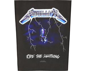 ROCKOFF Metallica Ride The Lighting Unisex Toppa nero 95% cotone, 5% poliestere,