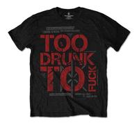 Rockoff Trade Men's Dead Kennedys Too Drunk T - Shirt, Grey (Charcoal Charcoal), X-Large