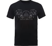 Rockoff Trade Men's Disturbed Beware The Vultures T-Shirt, Black, Medium