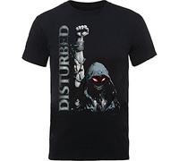 Rockoff Trade Men's Disturbed Up Yer Military T-Shirt, Black, Large