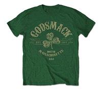 Rockoff Trade Men's Godsmack Celtic T-Shirt, Green, X-Large