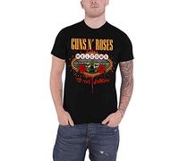 Rockoff Trade Men's Guns N' Roses Welcome to The Jungle T-Shirt, Black, Large