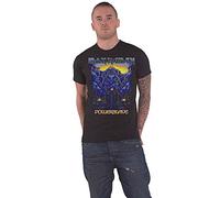Rockoff Trade Men's Iron Maiden Dark Ink Powerslaves T-Shirt, Black (Black Black), Large