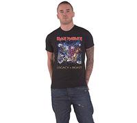 (XL, Black) Iron Maiden Legacy Of The Beast T Shirt