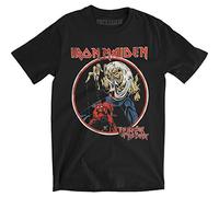 Rockoff Trade Men's Iron Maiden NOTB Vintage T-Shirt, Black, X-Large