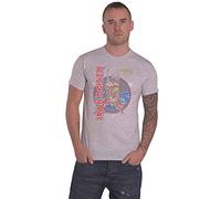 Rockoff Trade Men's Iron Maiden Somewhere in Time T-Shirt, Grey, Large