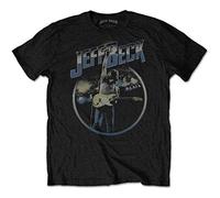Rockoff Trade Men's Jeff Beck Circle Stage T-Shirt, Black, Small