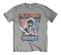 Rockoff Trade T-Shirt Jimi Hendrix Electric Ladyland - Grey - Small
