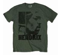 Rockoff Trade Men's Jimi Hendrix Let Me Live T - Shirt, Green (Khaki Khaki), Xx-Large