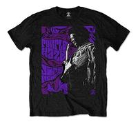 Rockoff Trade Men's Jimi Hendrix Purple Haze T-Shirt, Black, Xx-Large