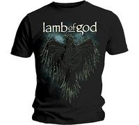 Rockoff Trade Men's Lamb of God Phoenix T-Shirt, Black, X-Large