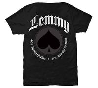 Rockoff Trade Men's Lemmy Pointing Photo T-Shirt, Black, X-Large
