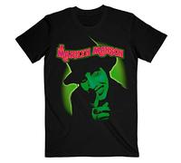 Rockoff Trade Men's Marilyn Manson Smells Like T-Shirt, Black (Black Black), Medium