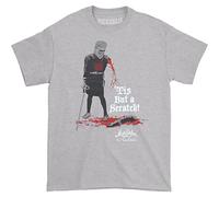 Rockoff Trade Men's Monty Python Tis But A Scratch T-Shirt, Grey (Grey Grey), Large
