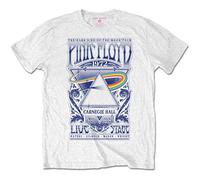 Pink Floyd T Shirt Carnegie Hall Poster Band Logo Official Unisex White XL