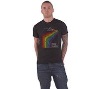 Rockoff Trade Men's Pink Floyd Dark Side of the Moon 1972 Tour T-Shirt, Black (Black Black), Medium