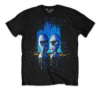 Rockoff Trade Men's Pink Floyd Division Bell Drip T-Shirt, Black (Black Black), X-Large