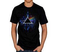 Rockoff Trade Men's Pink Floyd DSOTM T - Shirt Black, Medium
