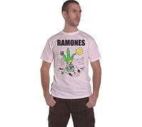 Rockoff Trade Men's Ramones Loco Live T-Shirt, White, Medium