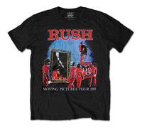 Moving Pictures Tour 81 T Shirt Rush Black XL