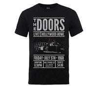 Rockoff Trade Men's the Doors Advance Final T-Shirt, Black (Black Black), Medium