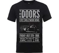 Rock Off Trade Men's T-Shirt The Doors Advance Final, Black, X-Large