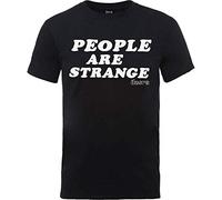 Rockoff Trade Men's The Doors People Are Strange T Shirt, Black, S UK