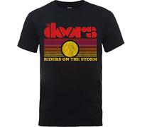 Rockoff Trade Men's The Doors Rots Sunset T-Shirt, Black, XL