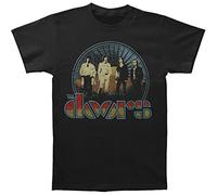 Rockoff Trade Men's the Doors Vintage Field T-Shirt, Black (Black Black), Large