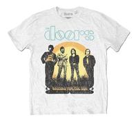 Rockoff Trade Men's the Doors Waiting for the Sun T-Shirt, White (White White), Small