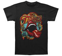 The Rolling Stones T-Shirt Retro 70s Vibe Unisex Black 2XL
