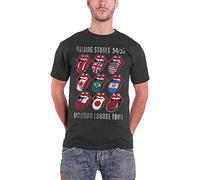Rockoff Trade Men's The Rolling Stones Voodoo Lounge Tongues T-Shirt, Grey, X-Large