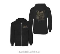 Rockoff Trade Men's Tour 78 Zip Hoodie, Black, Large