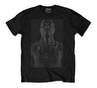 Rockoff Trade Men's Tupac Trust No One T-Shirt, Black, Large (Size:Large)