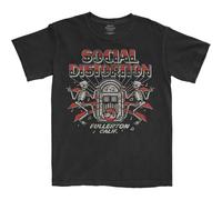 Social Distortion T Shirt Jukebox Skelly Band Logo Official Black L