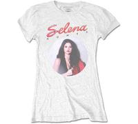 Rockoff Trade Women's Selena Gomez 80's Glam T - Shirt White 10