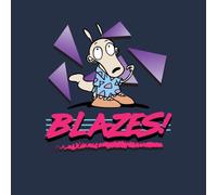 Rockos Modern Life Blazes! Women's T-Shirt - Navy - L