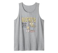 Rocko's Modern Life Vintage Poster Tank Top, Men, Heather Grey, X-Large