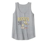 Rocko's Modern Life Vintage Poster Tank Top, Women, Heather Grey, X-Large