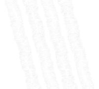 RockParty Elegant Sparkling White Tinsel Garland - Festive Thick Christmas Tree Decoration for Holiday Décor (Pack of 4 (8m))