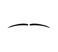 RockParty Mens Sticky Back Self Adhesive Gangster 1920s Mobster Pencil Moustache x 3 Black