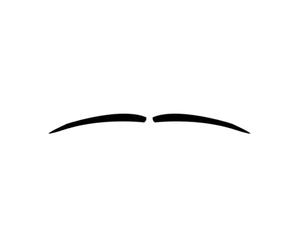 RockParty Mens Sticky Back Self Adhesive Gangster 1920s Mobster Pencil Moustache x 3 Black