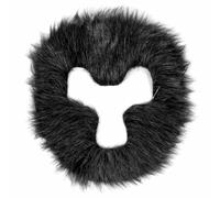 RockParty Unisex Gorilla/Werewolf Hair Halloween Fancy Dress Face Mask in Black or Brown (Black)